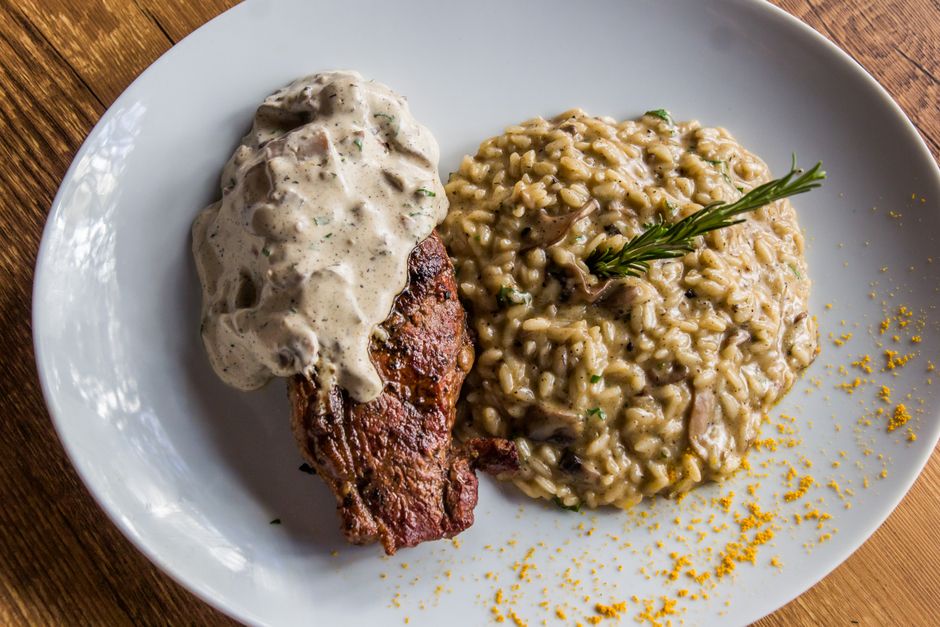 Risotto Cremoso de Cogumelos
